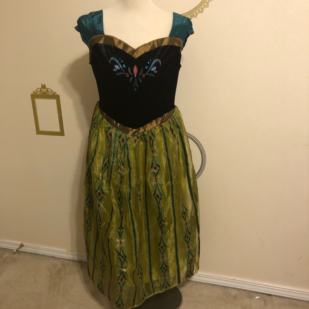 Frozen Anna women coronation gown